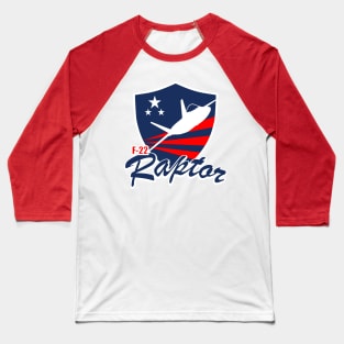 F-22 Raptor Baseball T-Shirt